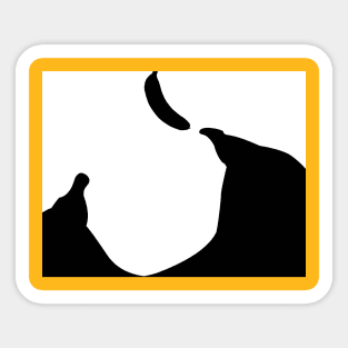 Banana landscape Sticker